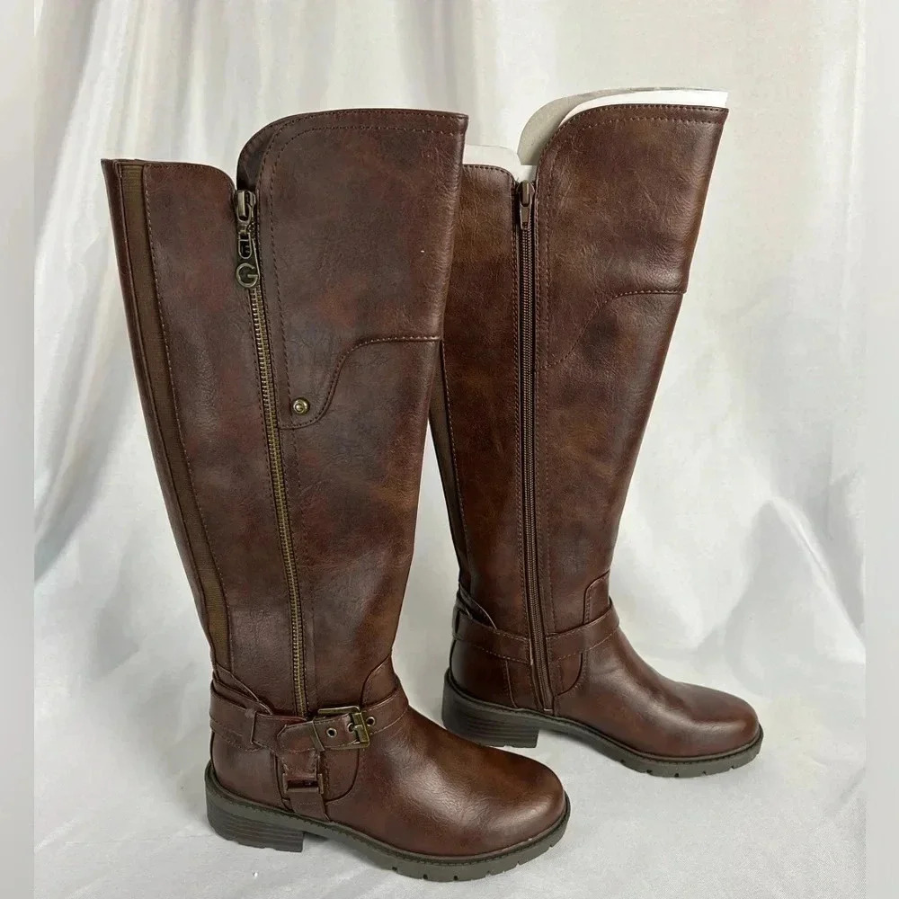G by Guess Women's Shoes Tealin ridding boot Sz 5